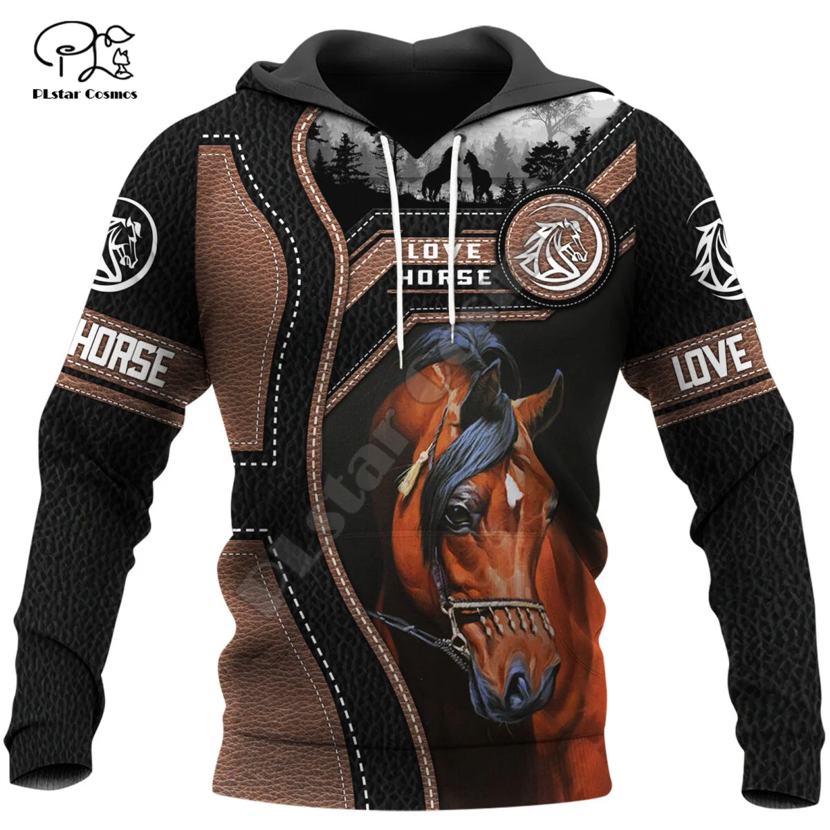 

PLstar Cosmos Funny Animal Love Horse Colorful Harajuku NewFashion Tracksuit 3DPrint Men/Women Streetwear Jackets Zip Hoodies 17
