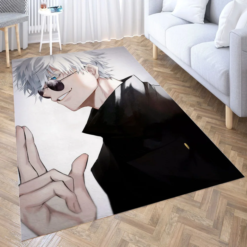 

SATORU GOJO Carpet for Living Room 3D Hall Furniture Floor Mat Bath Anime Area Rug Teenager Bedroom Decora