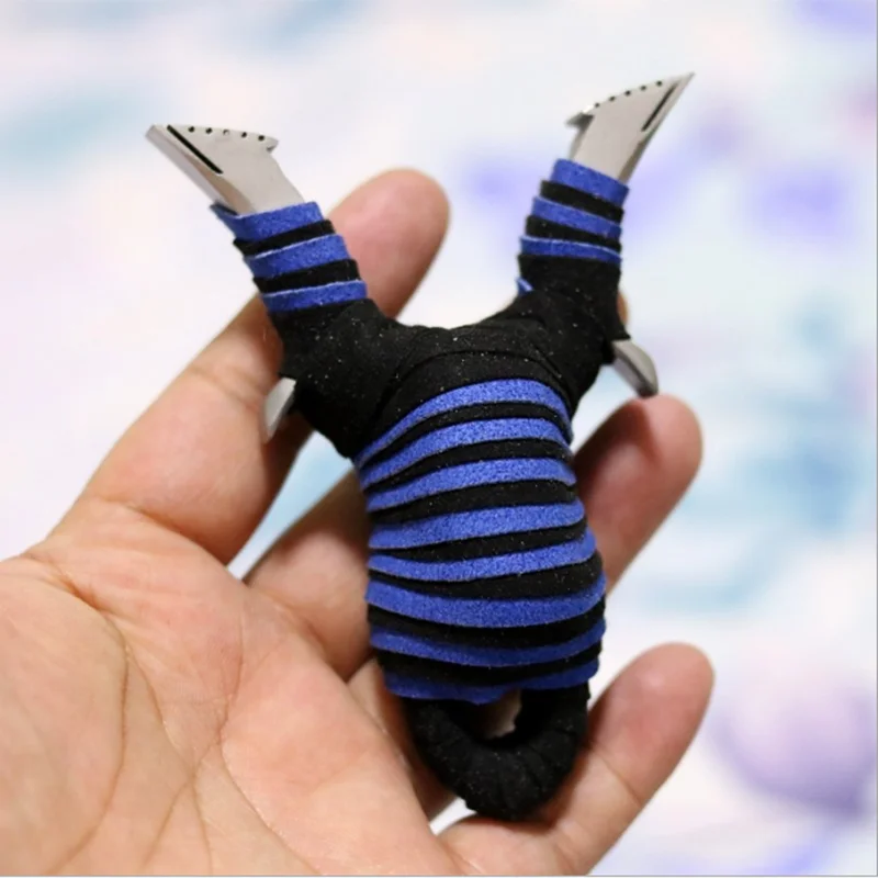 

New stainless steel slingshot without binding rubber band slingshot hunting catapult outdoor competitive bow