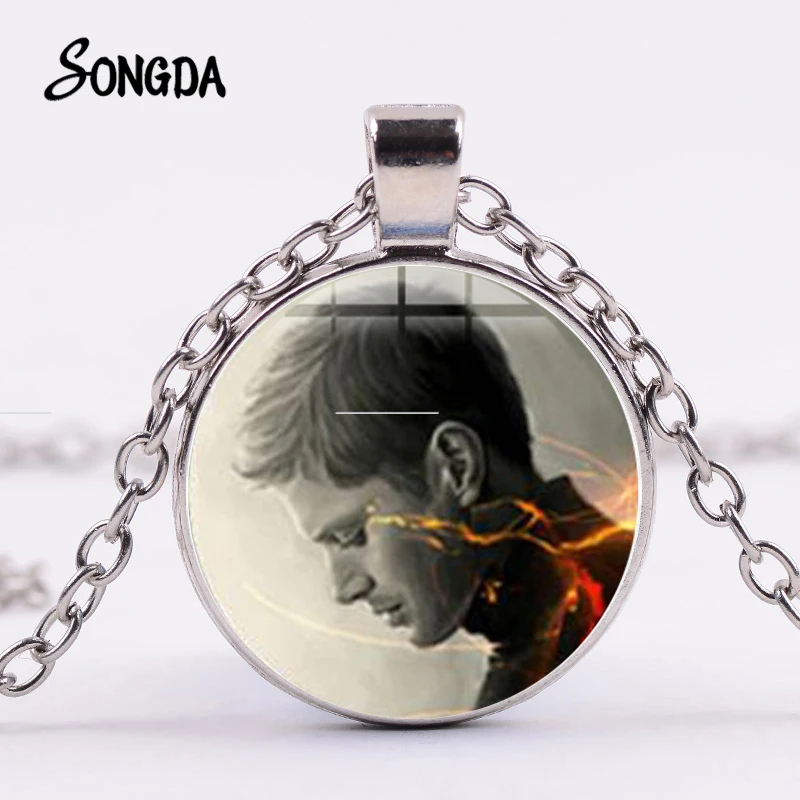 Новый Сверхъестественное ожерелье Dean в панковском стиле 4 Цвета Длинная цепочка