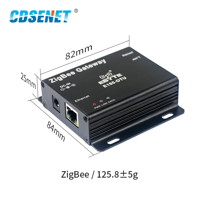 E180-DTU(ZG120-ETH) ZigBee 3.0 Ethernet Zigbee Gateway TCP UDP Server Socket Web Configuration enlarge