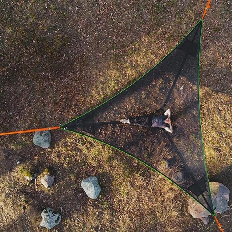 

Person Portable Multi-Person Outdoor Camping Hammock Net High Strength Parachute Fabric Hanging Bed Hunting Sleeping Swing Drops