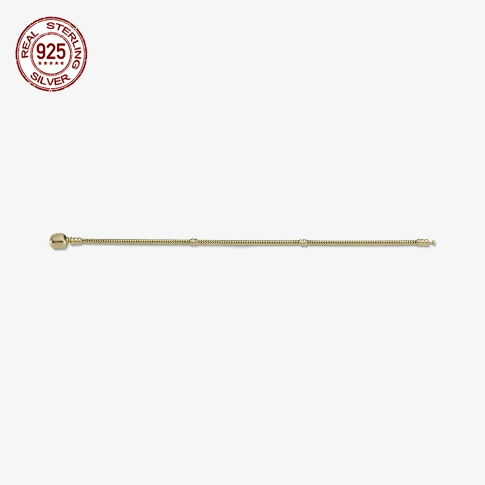 Роскошные браслеты из стерлингового серебра 925 пробы браслет-цепочка со змеиным