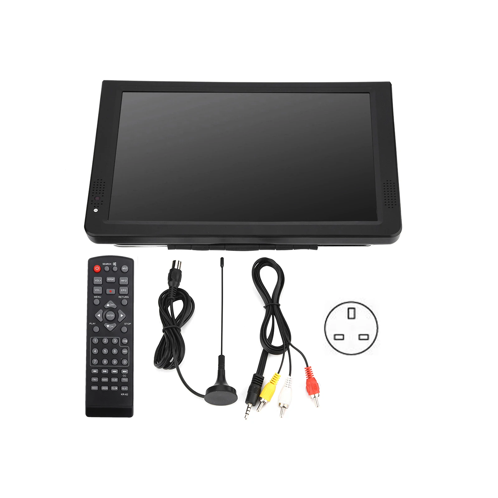 

LCD Digital Television Tuner Remote Portable Digital Television 11.6Inch Controller for Home Car High Resolution Mini Television