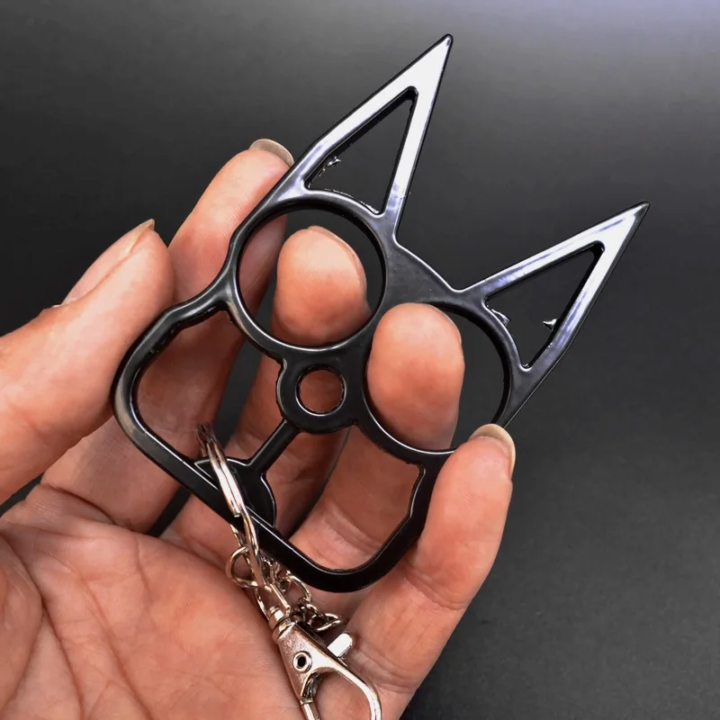 

New Cute Cat Keychain for Girls Creative Alloy Fashion Car Key Chain Women Trendy Bag Keyring Jewelry Gift