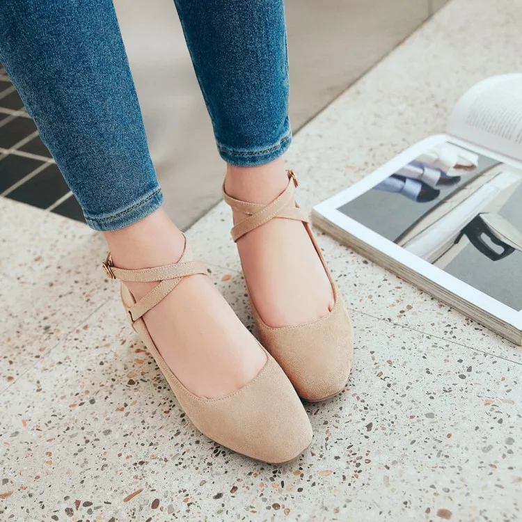 Женские туфли на высоком каблуке лодочки Тонкие с ремешком щиколотке Большие