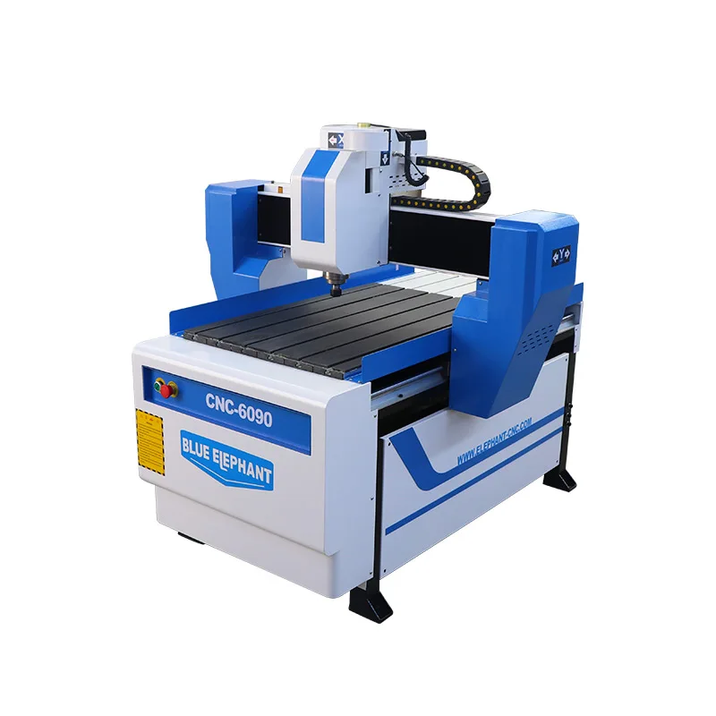 Мини фрезерные станки ELE 6090 шпиндель с водяным охлаждением CNC дерево для ПВХ