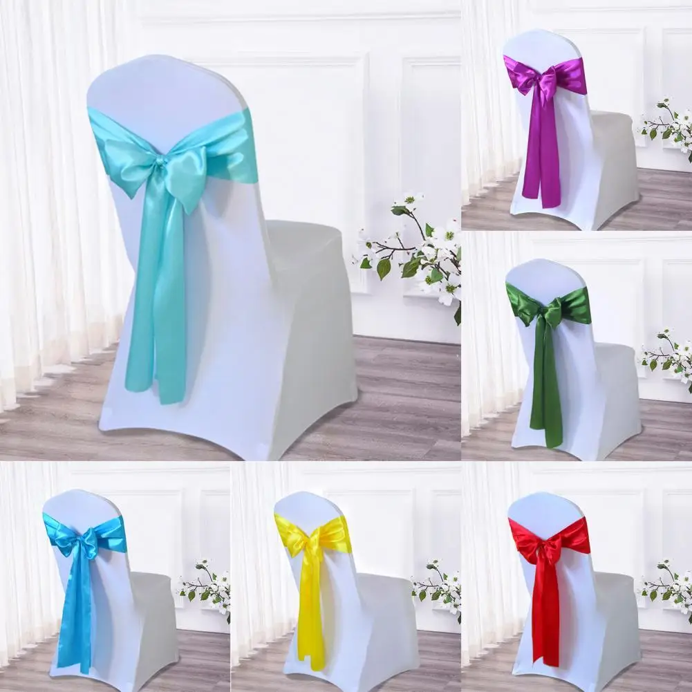 Back Bow Tie Breathable Faux Silk And Stain Wedding Banquet 