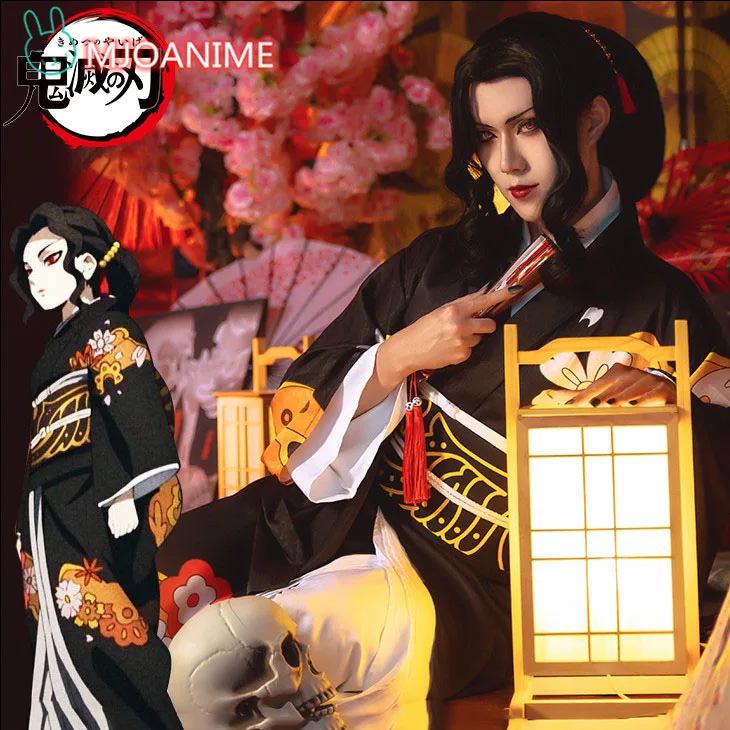 Аниме Demon Slayer: Kimetsu no Yaiba костюм для косплея кибуцзи музан женский Kibutsuji Muzan