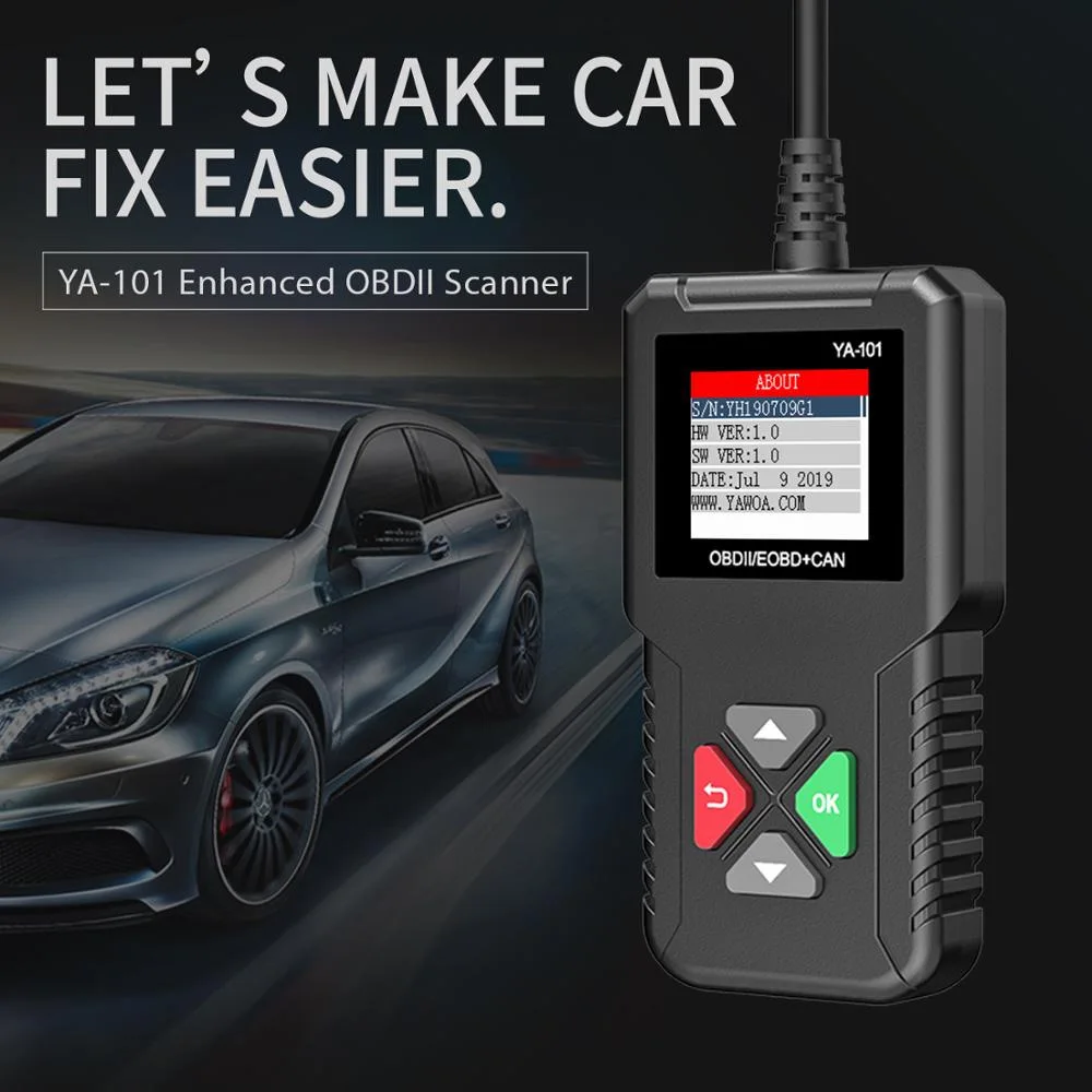 

Диагностический сканер OBD2 YA101, автомобильный диагностический прибор, 12 В