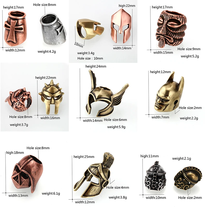 Бусины/бусины для изготовления ювелирных изделий Спартанские бусины Сделай Сам