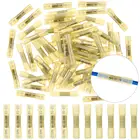 20010050252010 шт желтая термоусадочная Водонепроницаемая Соединительная обжимная Клемма провода изолированные стыковые разъемы комплект AWG10-12