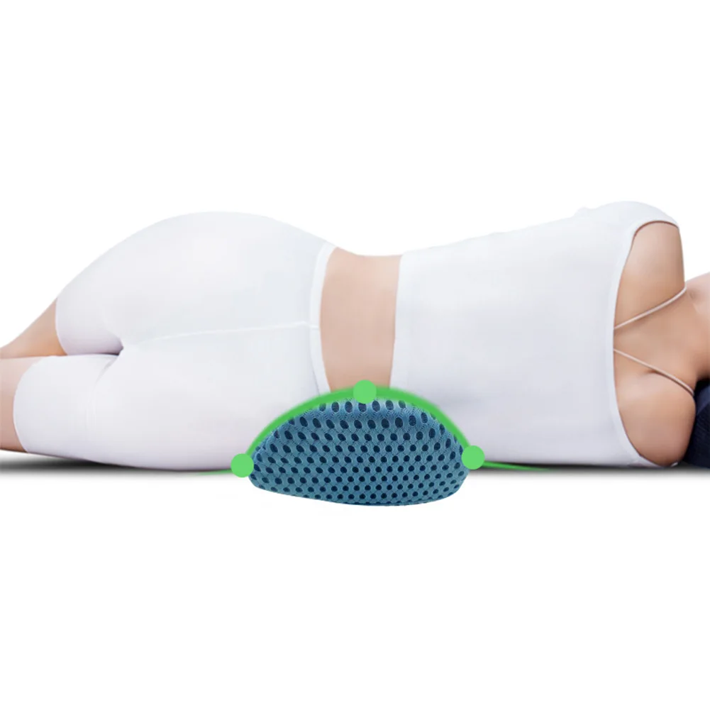 

Slow Rebound Memory Cotton Waist Pillow Home Relieve Pain 4D Mesh Pregnancy Sleeping Pillow Car Sofa Back Lumbar Support Cushion