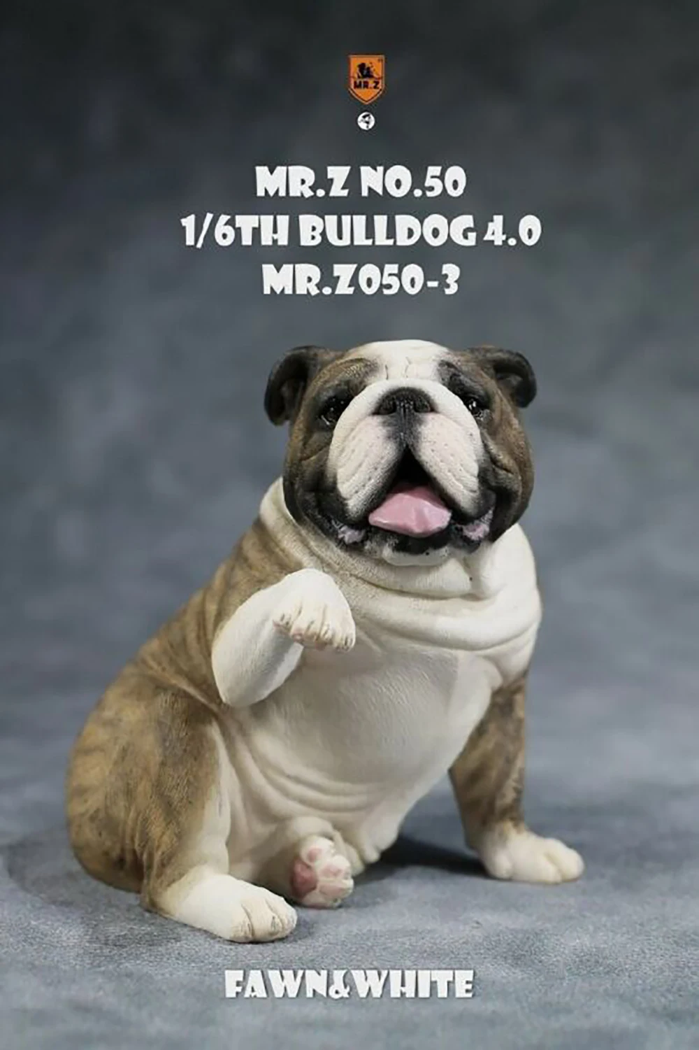 

In Stock MRZ050 Mr.Z Five Colors 1/6 Bulldog V4.0 Resin Dog Animal Model Scene Accessories for Fans Collection