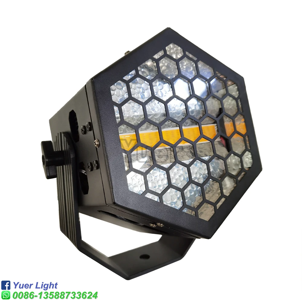 Диско светодиодный RGBW мини-вспышка для сцены DJ Янтарный окрашенный стробоскоп