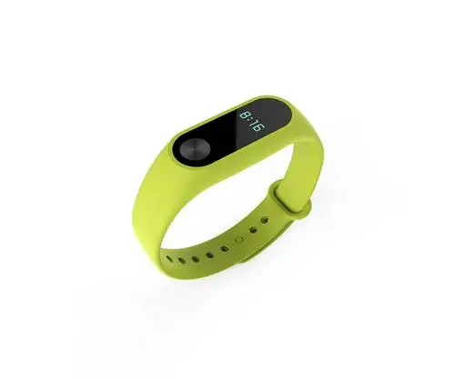 Lime Многоцветный ремешок для Xiaomi Mi, 2 ремешка, сменный ремешок для Xiaomi Mi, 2 спортивных силиконовых ремешка, браслет, умные аксессуары - Цвет: Lime