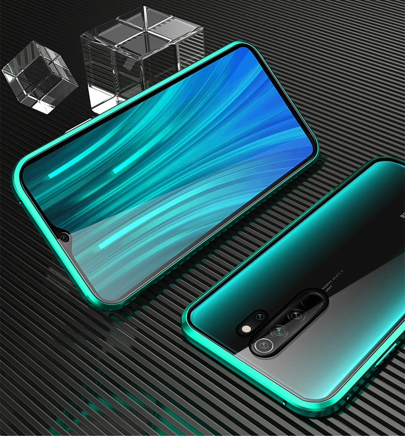 360 Полный Магнитный чехол для телефона красный mi Note 8 8 Pro 7 K20 Pro двойной стеклянный чехол металлический бампер для Xiao mi CC9 mi 9 SE F1 MAX3 6X чехол
