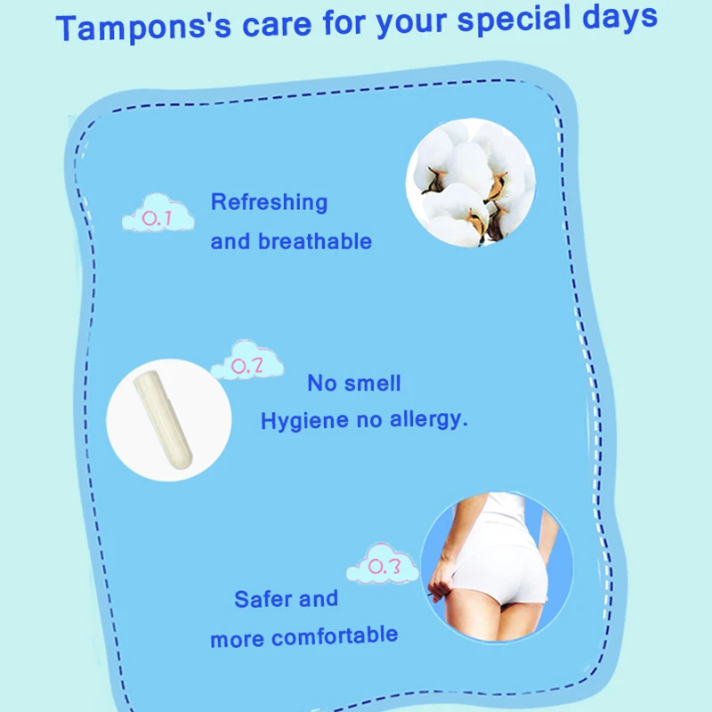 16 шт./лот встроенный тампон гигиенические салфетки женские Частные части