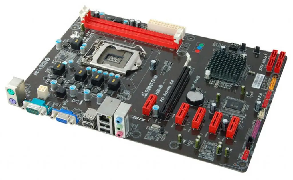 Б/у материнская плата Biostar H61B поддерживает процессоры Intel второго поколения Core i7 /
