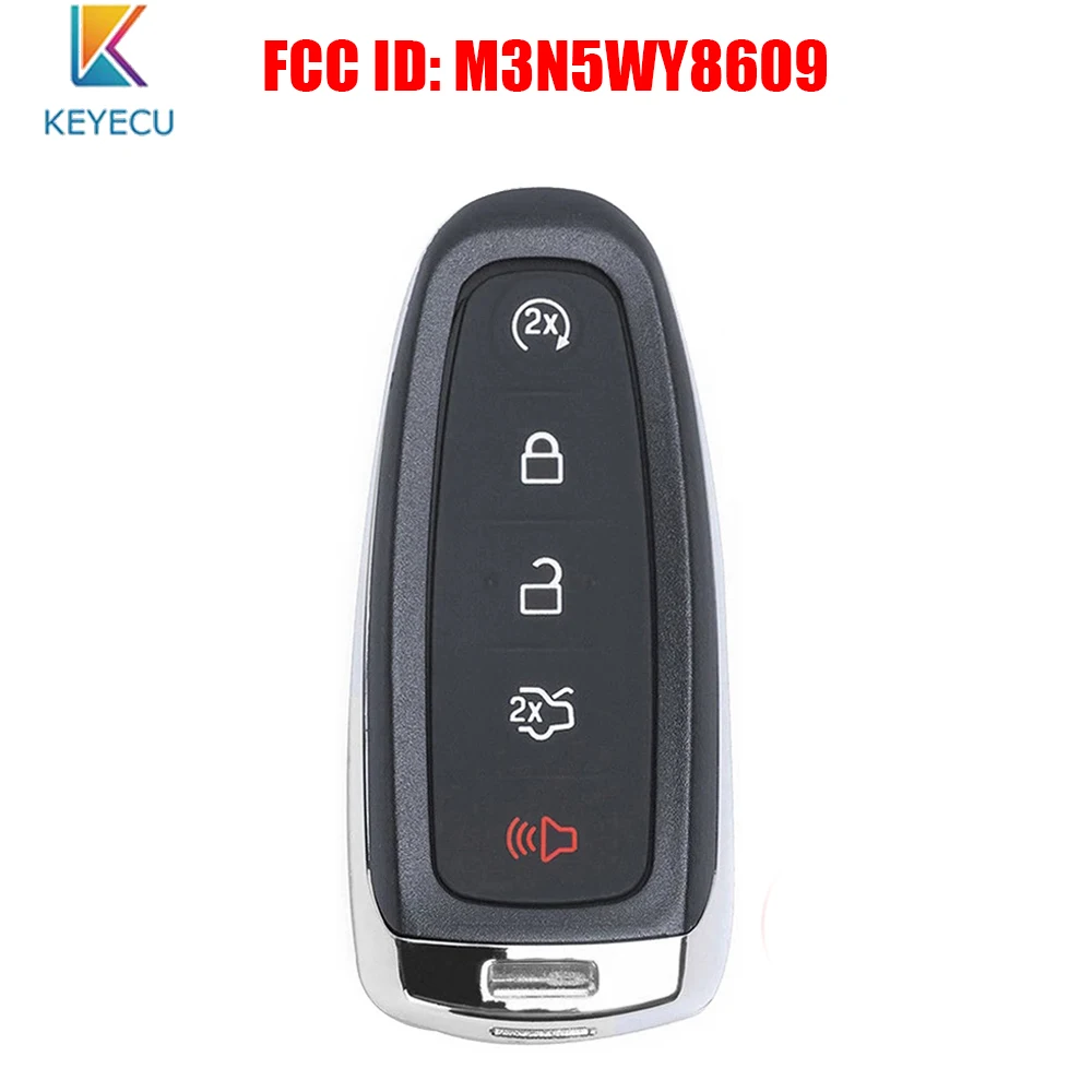 

Keyecu M3N5WY8609 for Ford Edge Escape Expedition C-max Taurus Flex Focus Smart Remote Key Fob 315MHz ID46 PCF7953