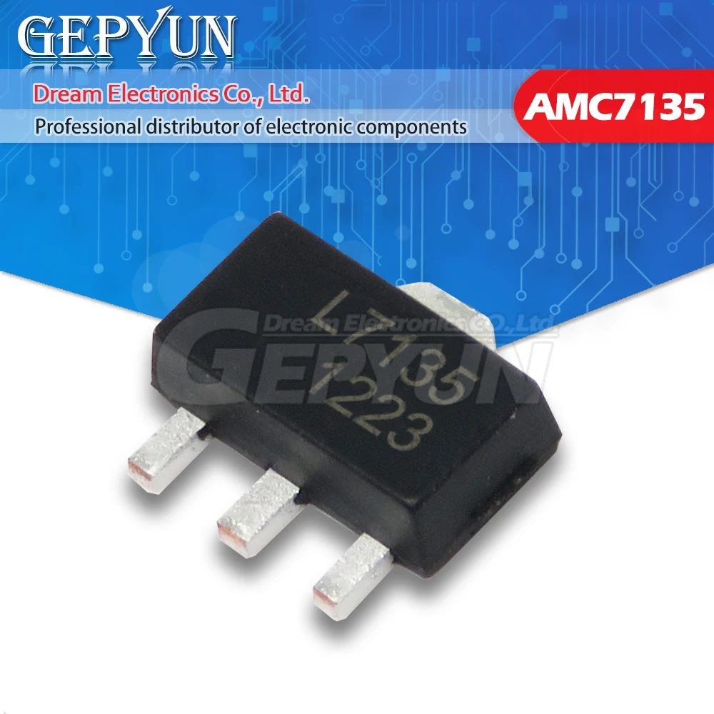 10 шт. AMC7135PKFT SOT89 AMC7135 MEL7135 SOT Новый и оригинальный |