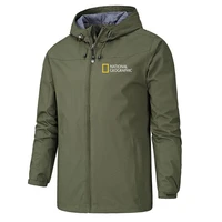 2021 mens windbreaker jacket printing zipper jacket spring and autumn mens jacket windbreaker waterproof hooded jacket men