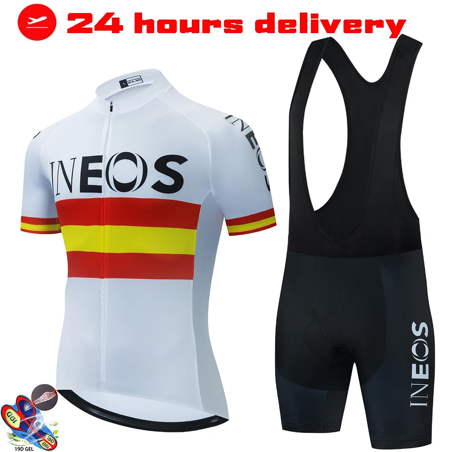 

INEOS 2021 Pro Team Breathable Cycling Clothing Bike jersey Ropa Quick Dry Mens Bicycle summer pro Cycling sets pad bike shorts