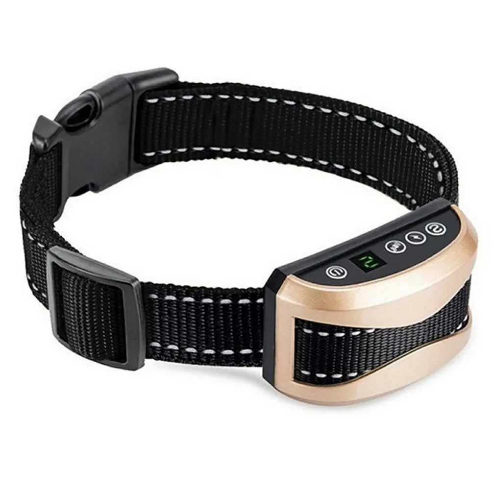 

Ultrasonic Bark Durable Stopper Adjustable 0-7 Level Sensitivity Vibration Stop Barking Dog Training Collar Hot Sale