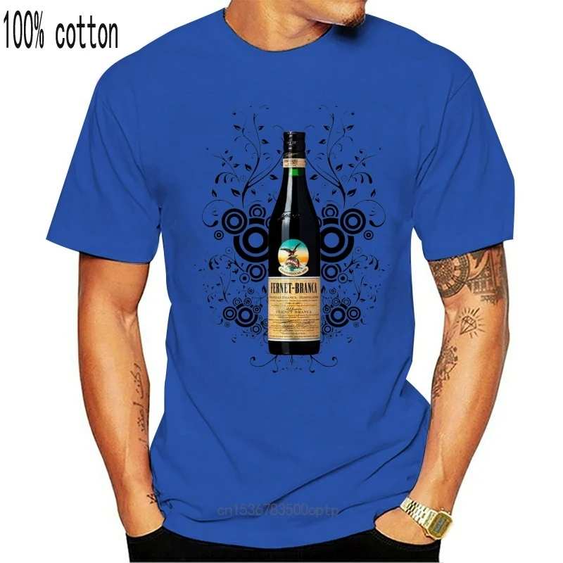 

New Fernet Branca Cover Men Women Tops Tee T Shirt T-Shirt For Youth Middle-age Old Age