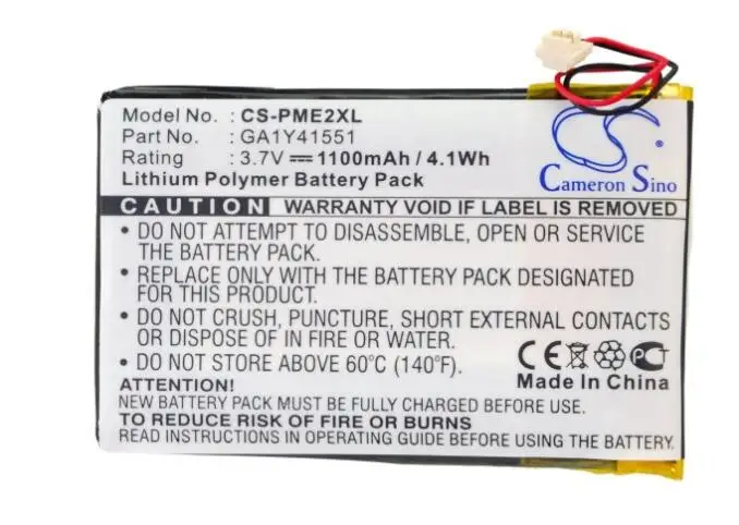 

cameron sino 1100mah battery for PALM Tungsten E2 GA1Y41551 PDA, Pocket PC Battery
