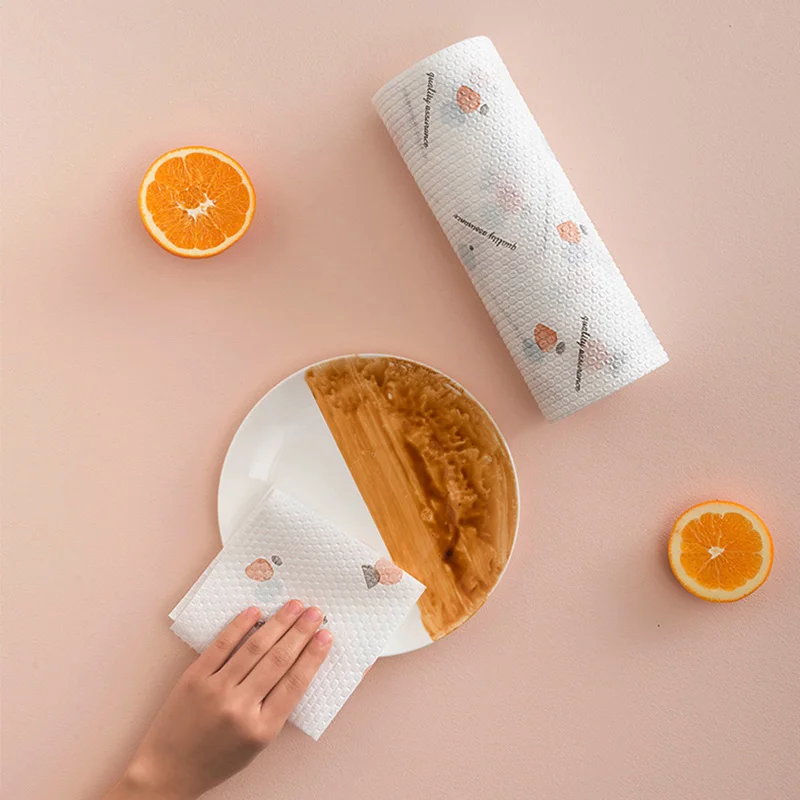 1 рулон салфетка для мытья посуды из нетканого материала | Дом и сад