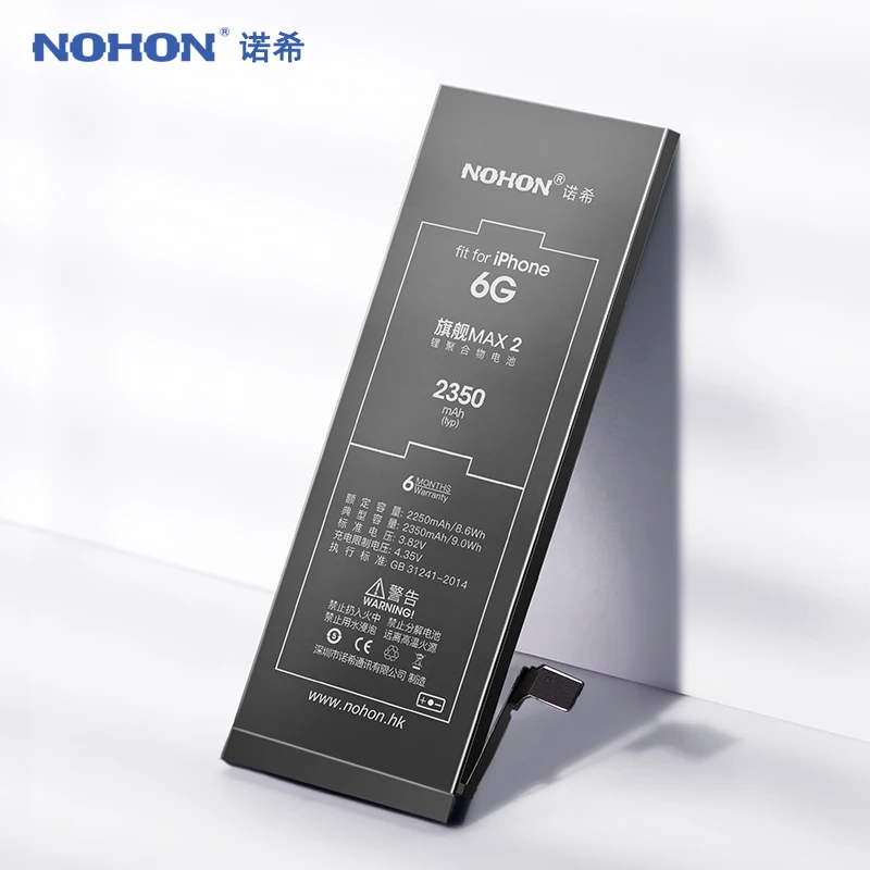 NOHON батарея для iPhone 6 S 6S 7 8 X сменная iPhone6 iPhone7 iPhone8 iPhone6S 6G аккумулятор высокая