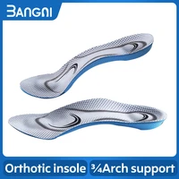 3angni orthotic flat feet insoles arch support 34 insole memory foam insert soft message for man woman shoes