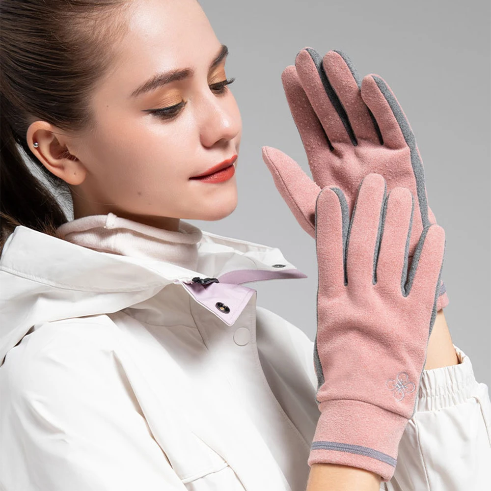 

Ski Gloves Women Keep Warm Touch Screen Winter Gloves Autumn Warm Gloves Wrist Mittens Driving Ski Windproof Glove