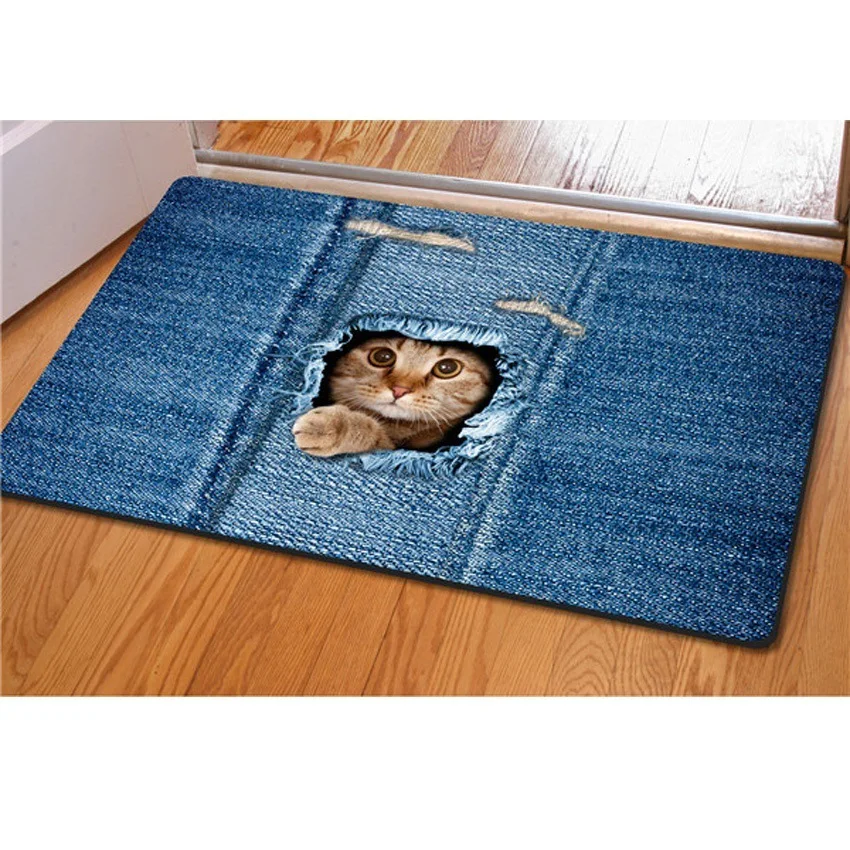 Противоскользящий коврик для ванной OIMG ковер комнаты напольный с 3D рисунком