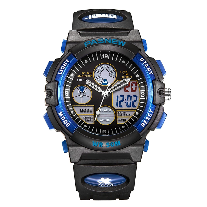 

Часы Baisheng Niu мужские для начальной и средней школы, электронные Молодежные светящиеся водонепроницаемые детские часы, 2020