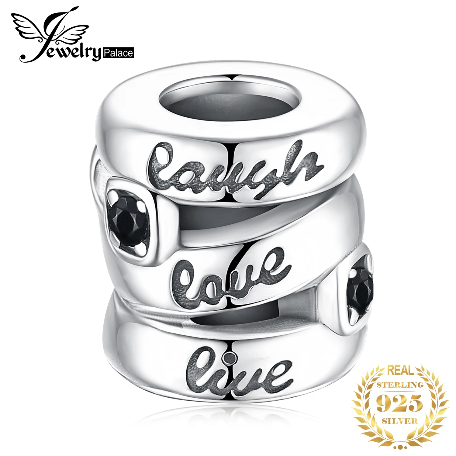 JewelryPalace смех обувь в стиле аниме Живая Любовь серебряные бусины 925 пробы Подвески