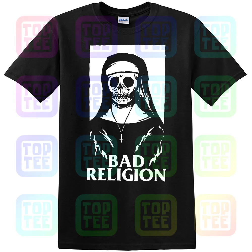 Bad religion монашка Скелет новая мужская футболка панк рок