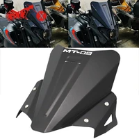 motorcycle accessories for yamaha mt09 mt 09 mt 09 2021 2022 windshield windscreen aluminium cnc kit deflector fairing cover
