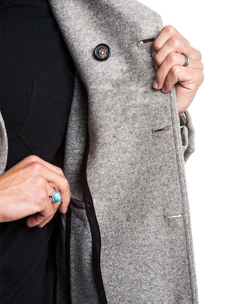 ZOGAA 2019 Hot Sale Autumn Winter Men Hooded Wool Coats High Quality Trench Casual British Style Gentles Slim Fit Overcoats | Мужская