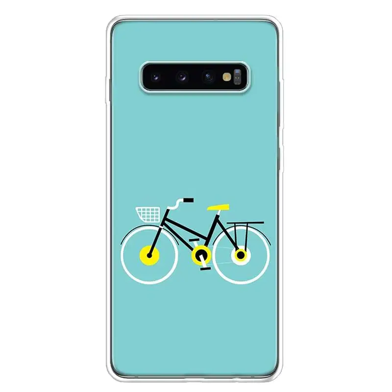 Bicycle Bike Sport Coqu Cover Phone Case For Samsung Galaxy A70 A50 A40 A30 A20E A10S Note 20 Ultra 10 Lite 9 8 A6 A7 A8 A9 Plus | Мобильные