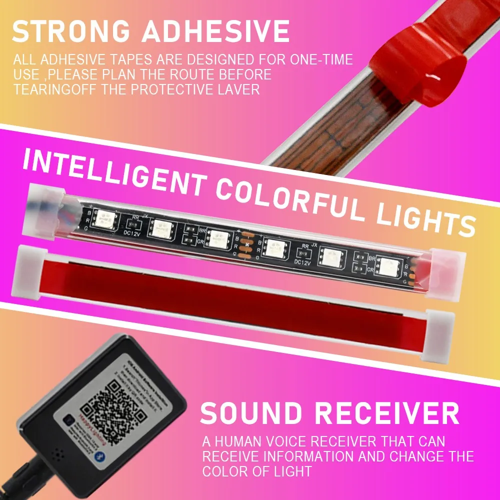 

Светодиодный декоративный RGB-светильник для мотоцикла