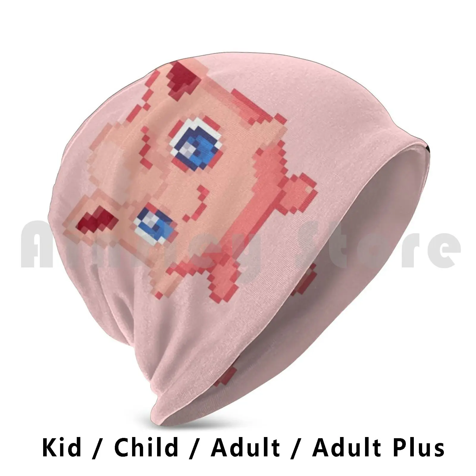 Вязаная шапка в стиле хип-хоп |