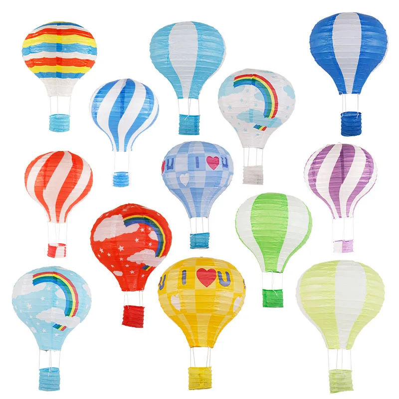 12 16 дюймов Радужный воздушный шар бумажный фонарик декоративные Детские