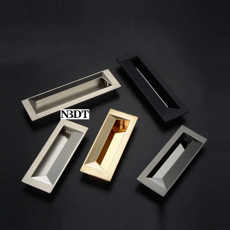 2 шт./лот цинковая прямоугольная Встраиваемая мебельная фурнитура шкафчик шкаф