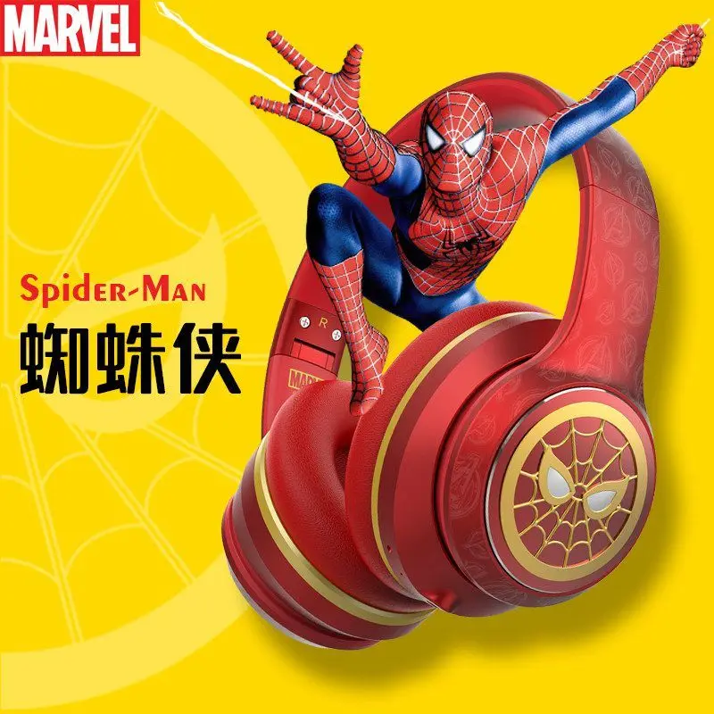 

Disney Marvel Iron Man Head-mounted Noise Reduction Wireless Wired Bluetooth-compatible Sports Music Gaming Headset