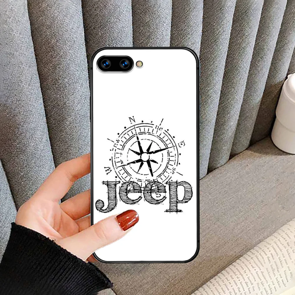 

Jeep American car Phone Case For HUAWEI Honor Nova 5 7 8 9 10 20 30 A C T I X Lite Pro black Etui Luxury Funda Tpu Coque Fashion