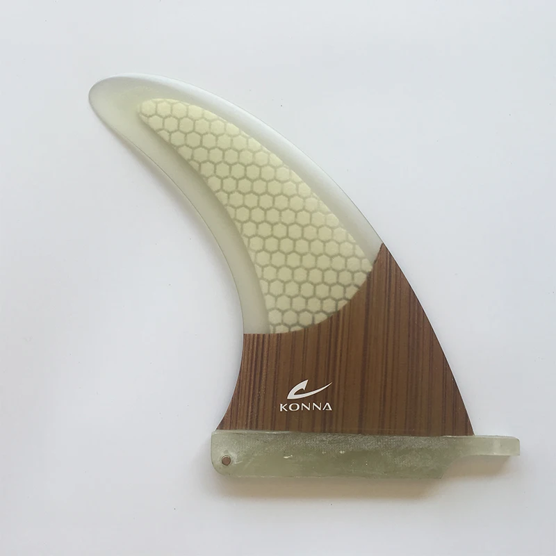 7 дюймов доска для серфинга чистая смола соты дерево один плавник надувной |