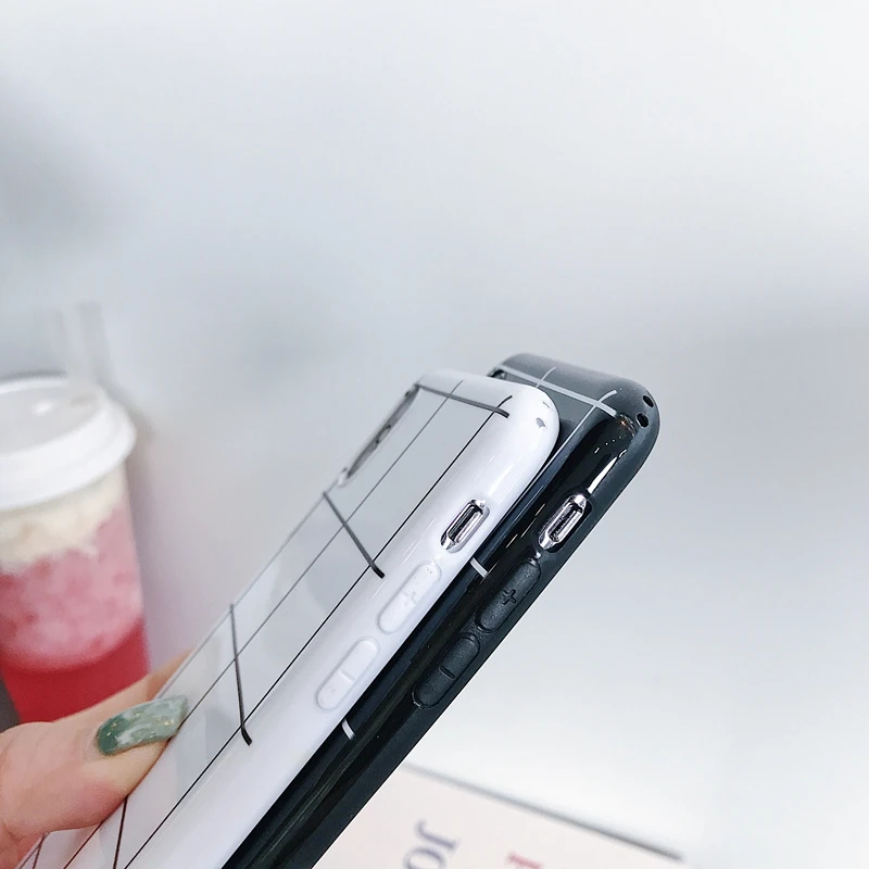 Защитный силиконовый чехол для iPhone 6 S 7 8 Plus чехлы Etui мягкий из ТПУ 11 Pro X XS MAX