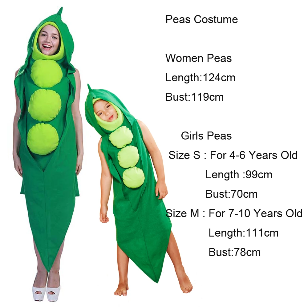 Костюм Snailify на Хэллоуин для взрослых 2019 женский костюм гороха девочек семейный